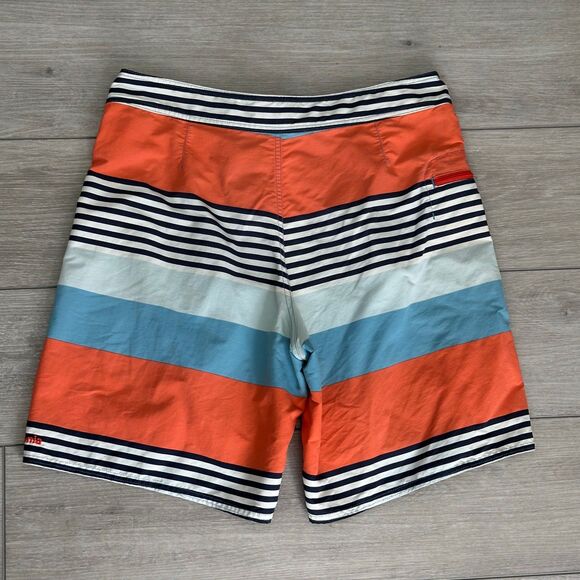 Patagonia Wavefarer Striped Surf Swim Trunks SUP Board Shorts Men's 33 Medium - Picture 4 of 8